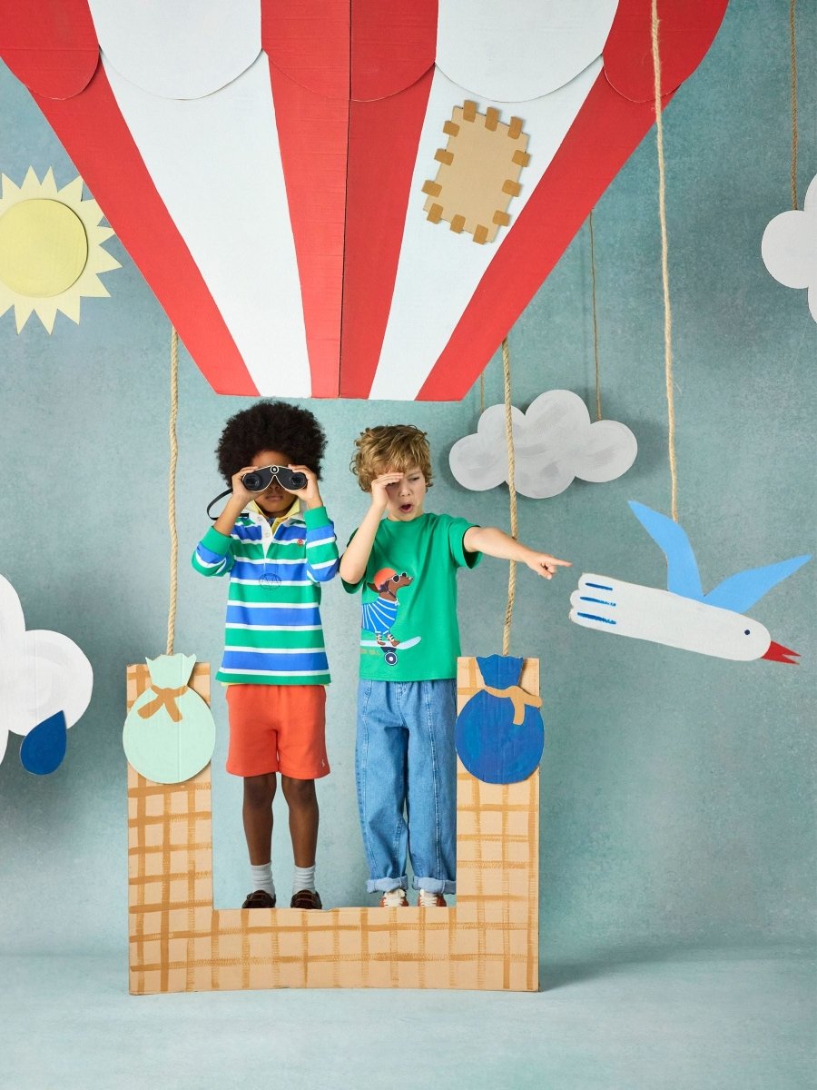 Boys' Archie Green Dog Applique Graphic T-Shirt - RUTHERFORD & Co