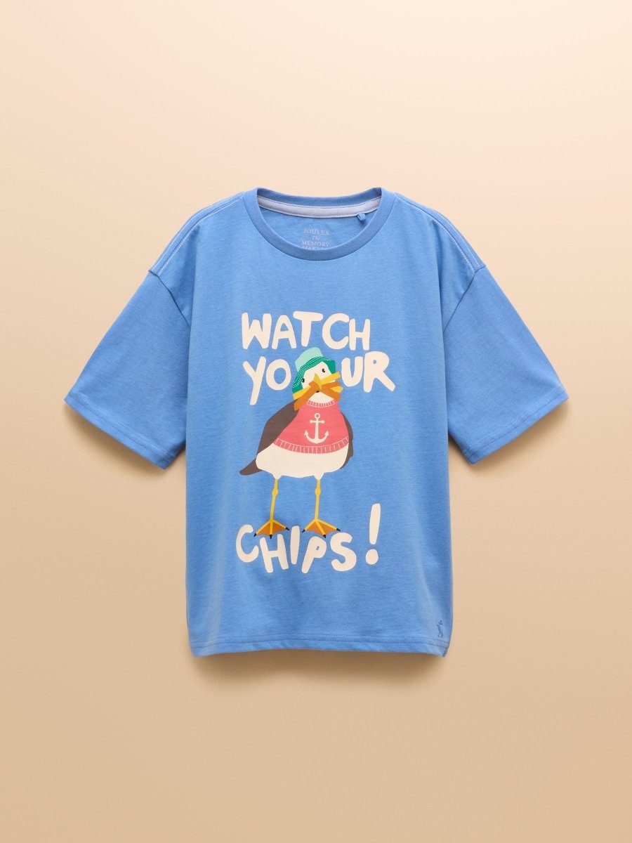 Boys' Ben Blue Short Sleeve T-Shirt - RUTHERFORD & Co