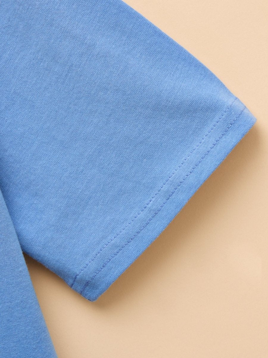 Boys' Ben Blue Short Sleeve T-Shirt - RUTHERFORD & Co