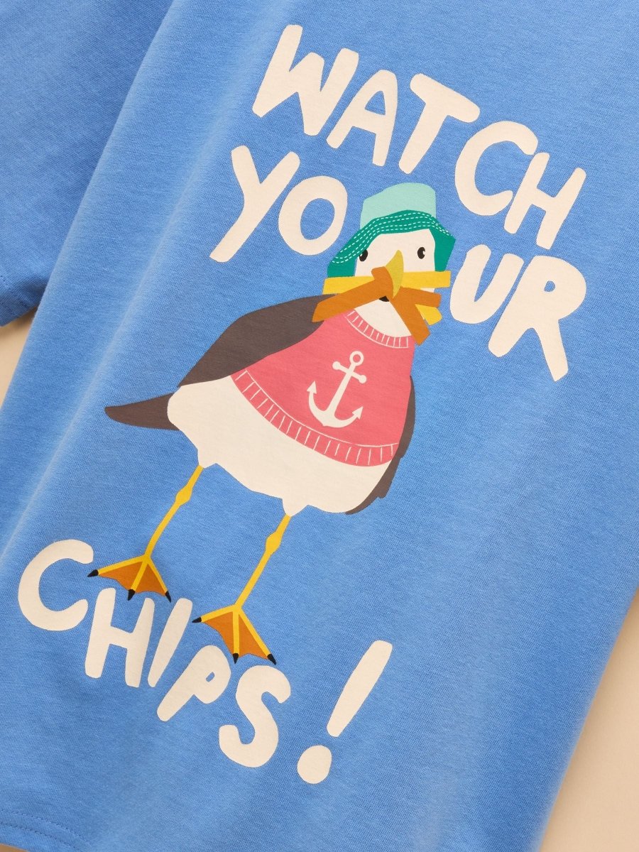 Boys' Ben Blue Short Sleeve T-Shirt - RUTHERFORD & Co