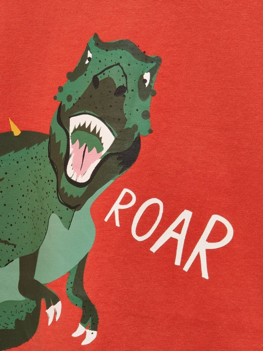 Boys' Ben Orange Short Sleeve T-Shirt - RUTHERFORD & Co