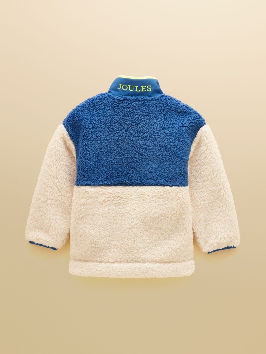 Boys' Billy Cream Zip Through Fleece - RUTHERFORD & Co