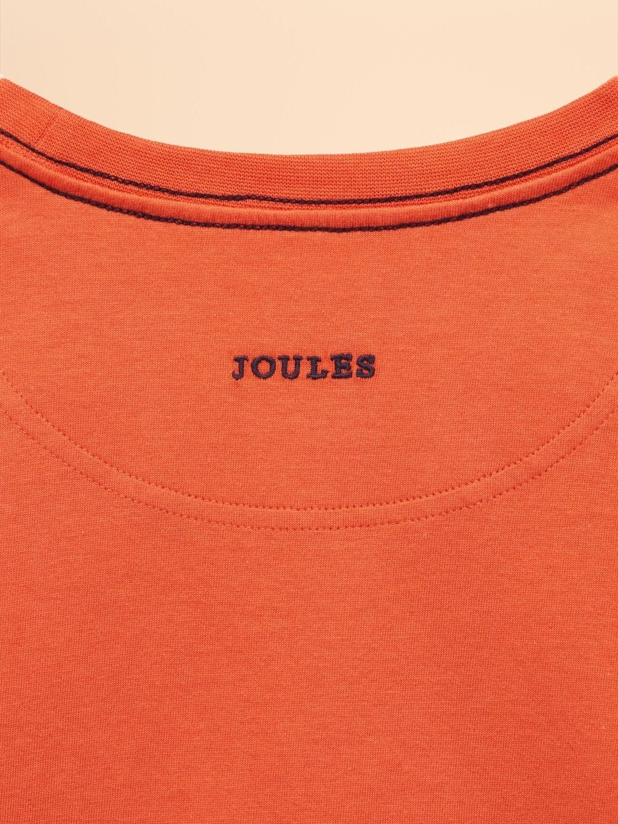 Boys' Jack Orange Bear Applique Long Sleeve Top - RUTHERFORD & Co