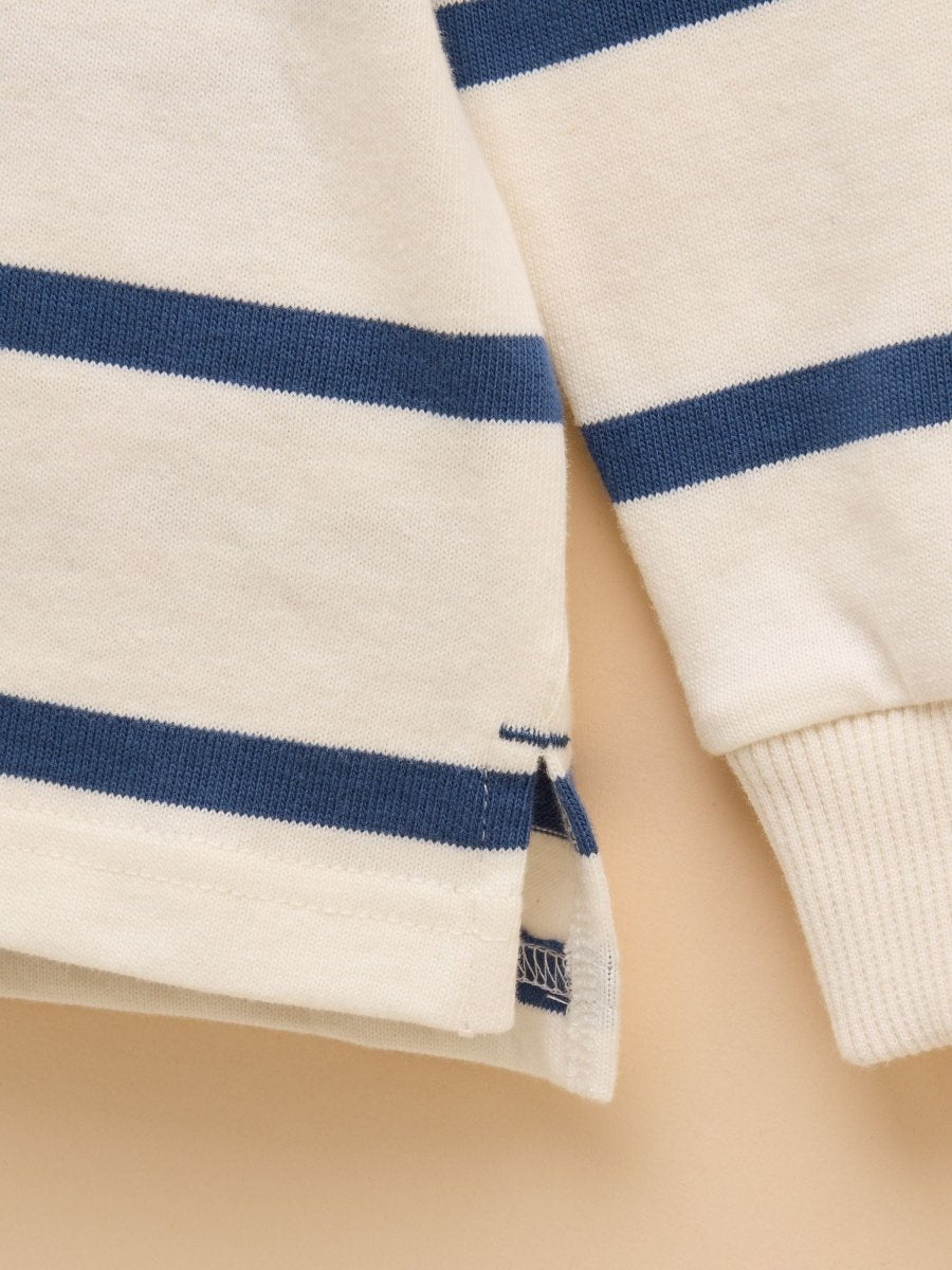 Boys' Rugby Club Blue Shirt - RUTHERFORD & Co