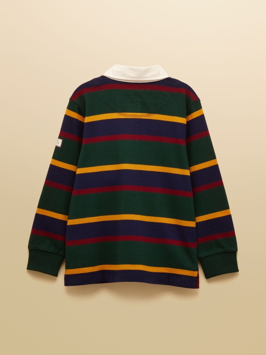 Boys' Rugby Club Multi Stripe Long Sleeve Shirt - RUTHERFORD & Co