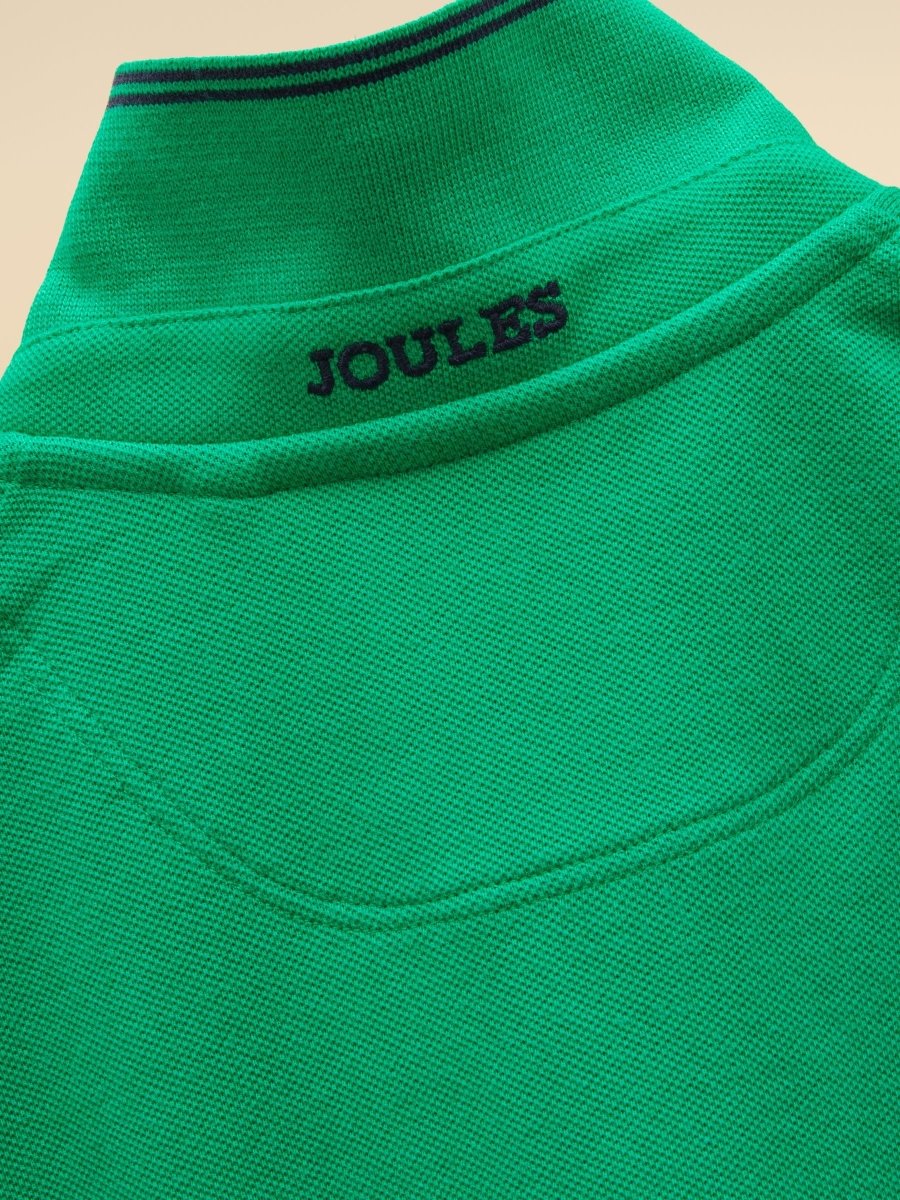 Boys' Woody Green Short Sleeve Cotton Polo Shirt - RUTHERFORD & Co