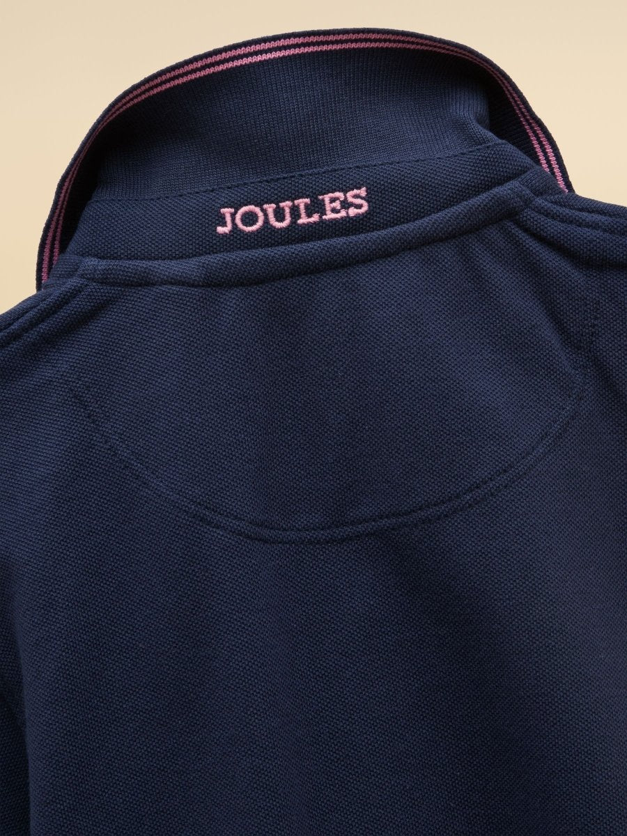 Boys' Woody Navy Blue Short Sleeve Cotton Polo Shirt - RUTHERFORD & Co