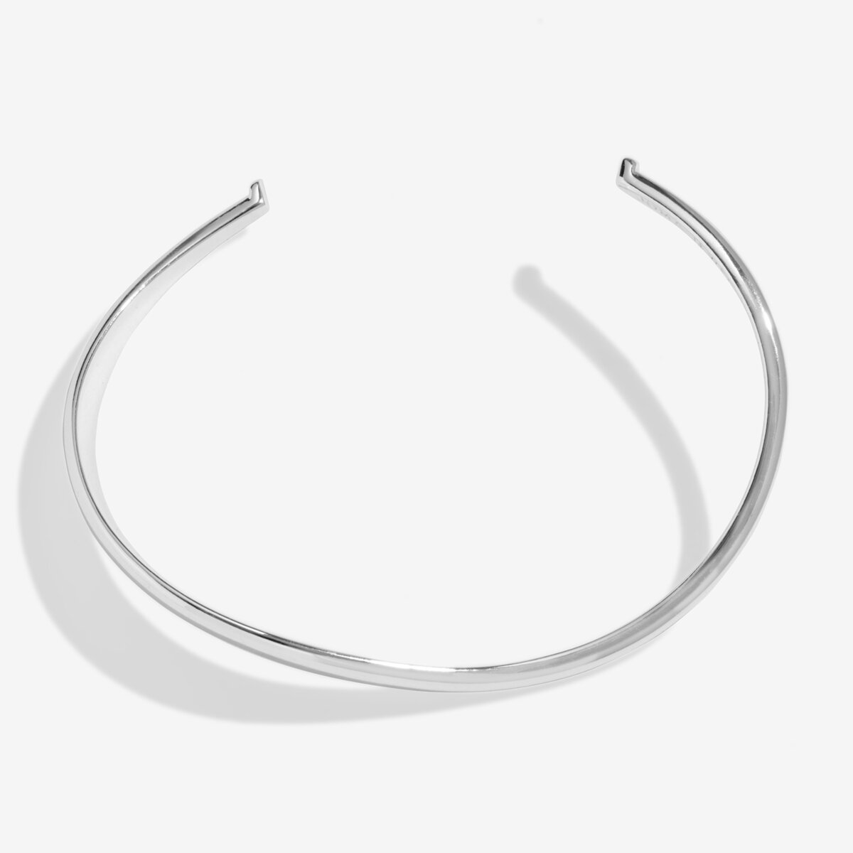 Bracelet Bar Plain And Pavé Bangle Set In Silver Plating - RUTHERFORD & Co