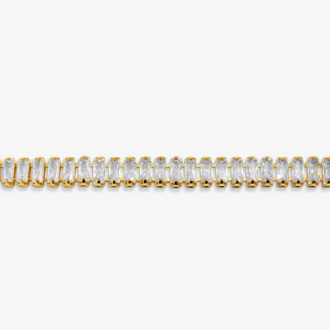 Bracelet Bar Tennis Bracelet In Gold Plating - RUTHERFORD & Co