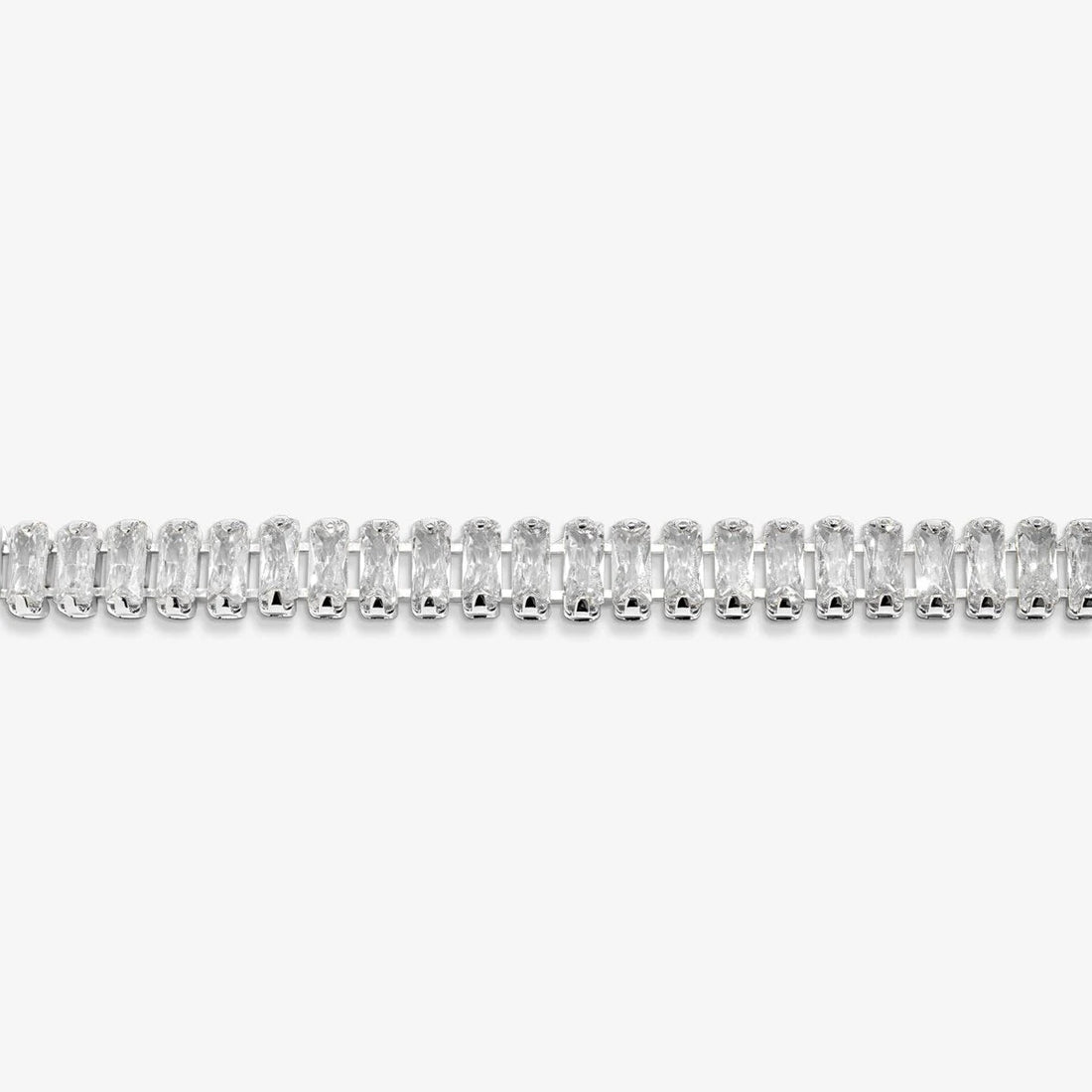 Bracelet Bar Tennis Bracelet In Silver Plating - RUTHERFORD & Co