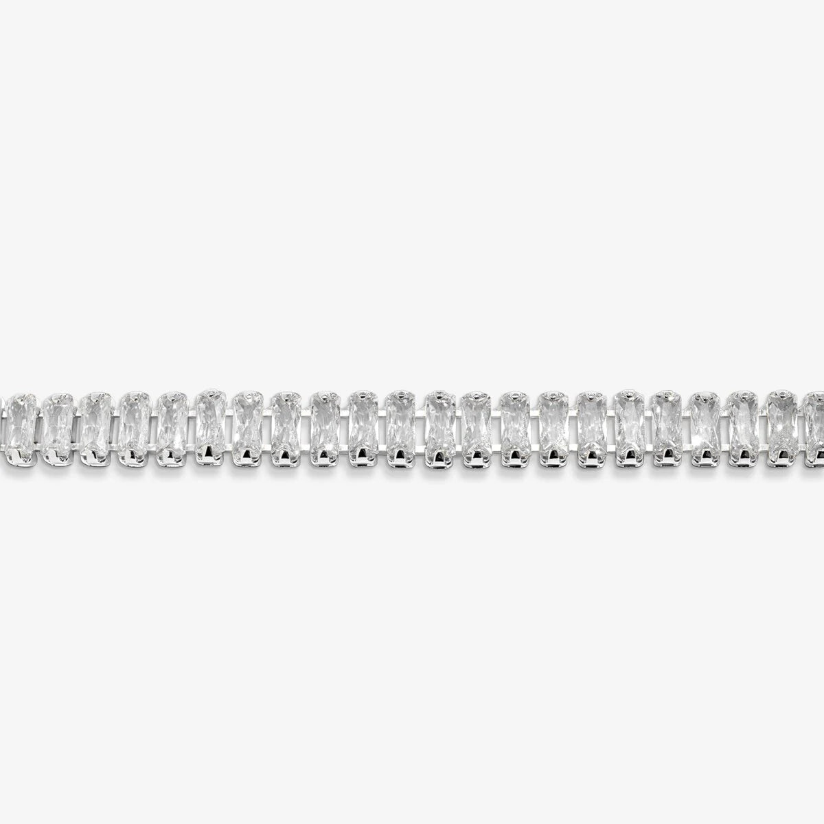 Bracelet Bar Tennis Bracelet In Silver Plating - RUTHERFORD & Co