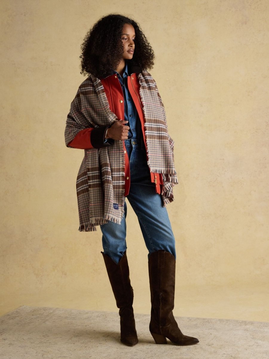 Bracewell Neutral Scarf - RUTHERFORD & Co