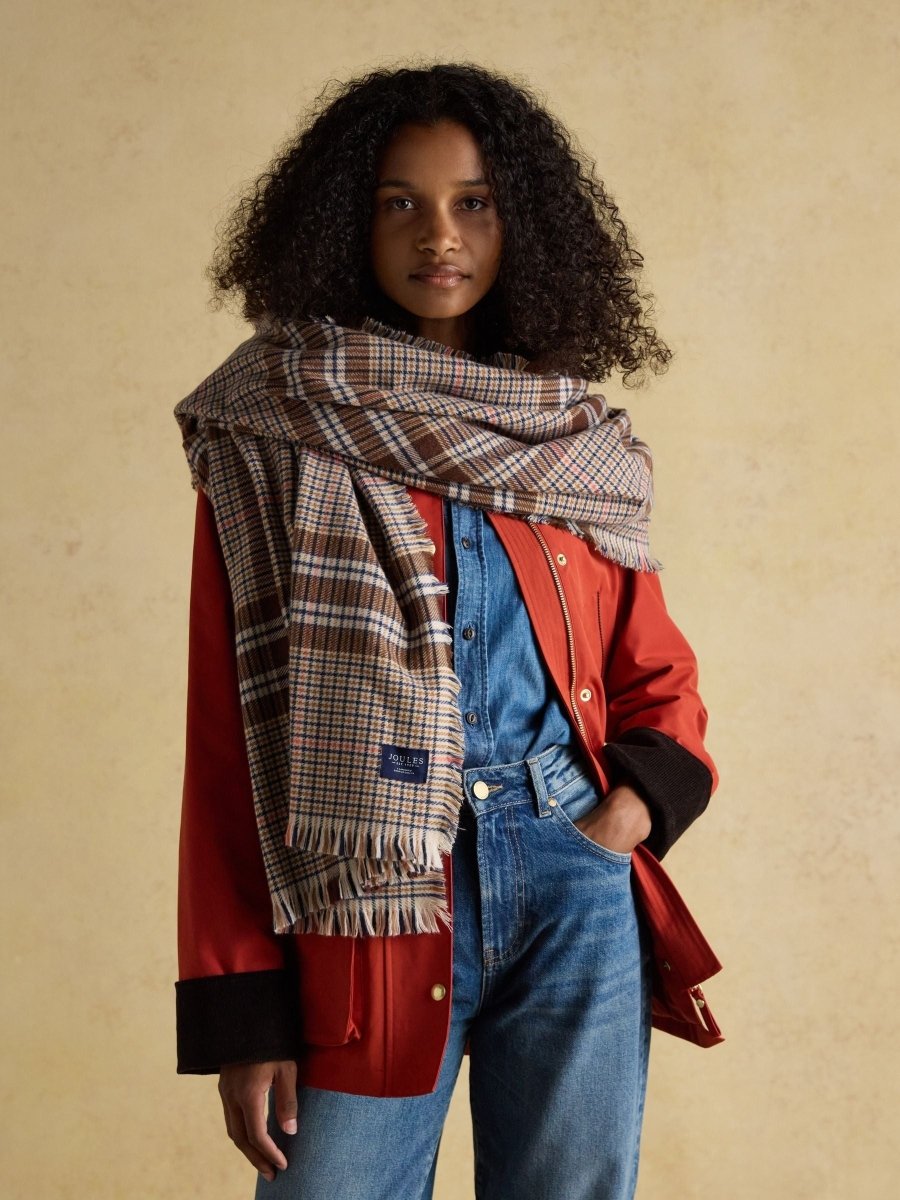 Bracewell Neutral Scarf - RUTHERFORD & Co