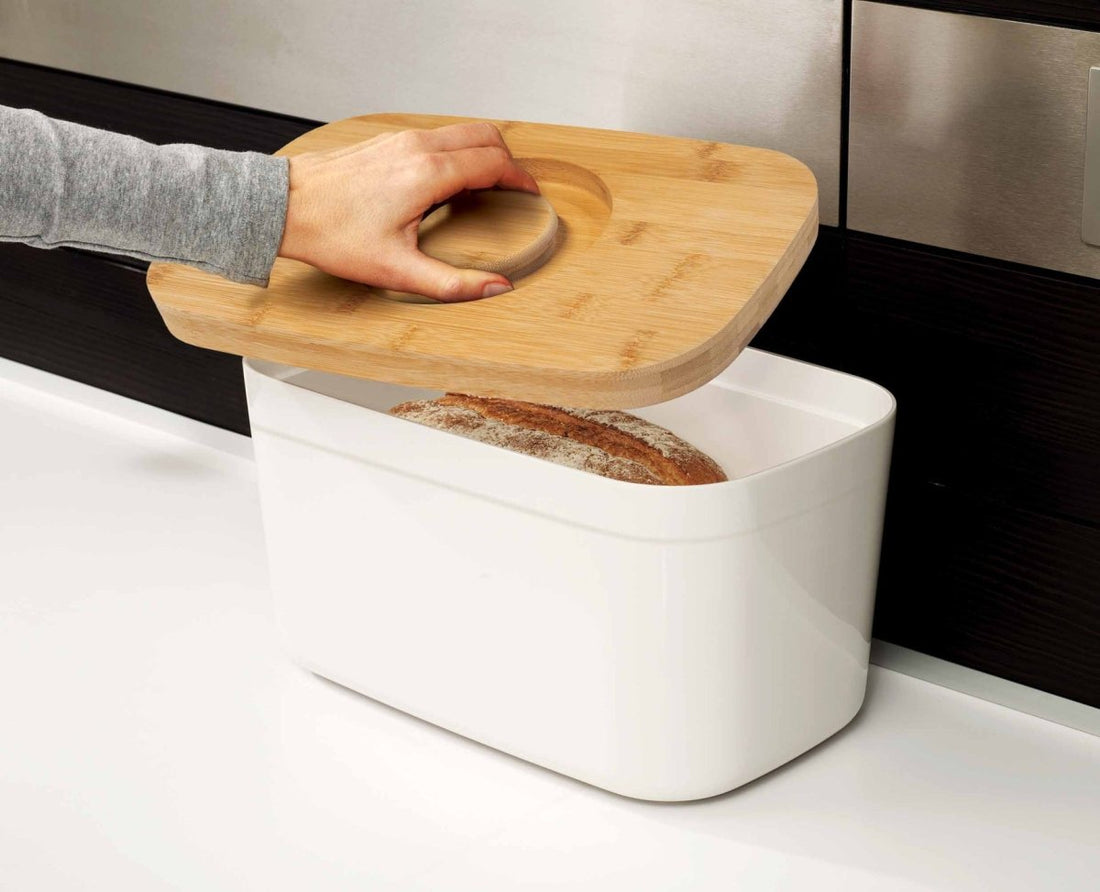 Bread Bin with Bamboo Lid - RUTHERFORD & Co