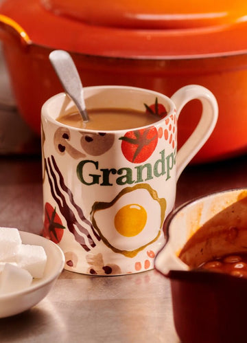 Breakfast Grandpa 1/2 Pint Mug - RUTHERFORD & Co