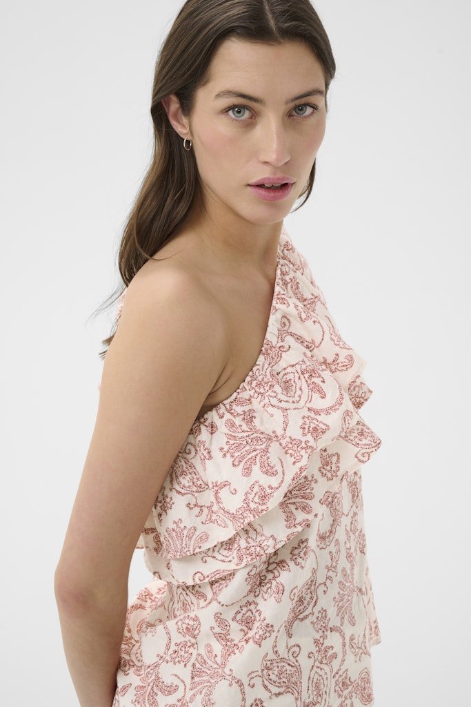 BrendaPW Top Blouse - Peach Blossom Dot Paisley - RUTHERFORD & Co