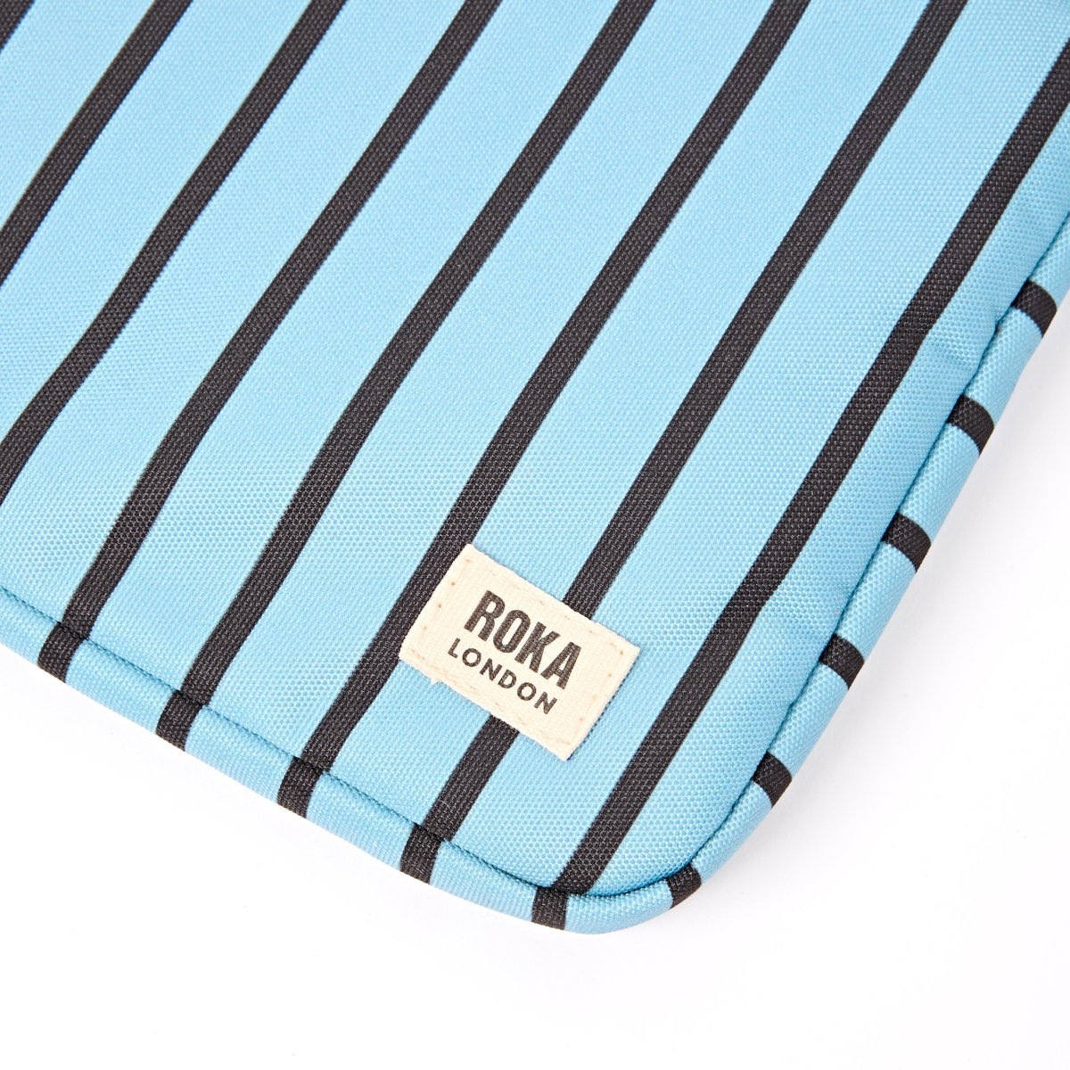 Brick Lane Laptop Sleeve in Blue Stripe - RUTHERFORD & Co