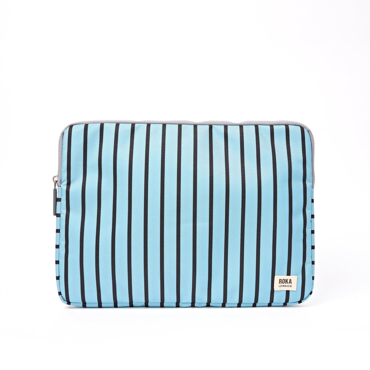 Brick Lane Laptop Sleeve in Blue Stripe - RUTHERFORD & Co