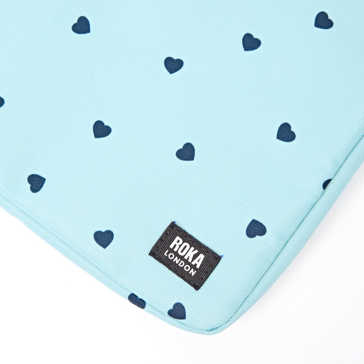 Brick Lane Laptop Sleeve in Heart Print - RUTHERFORD & Co
