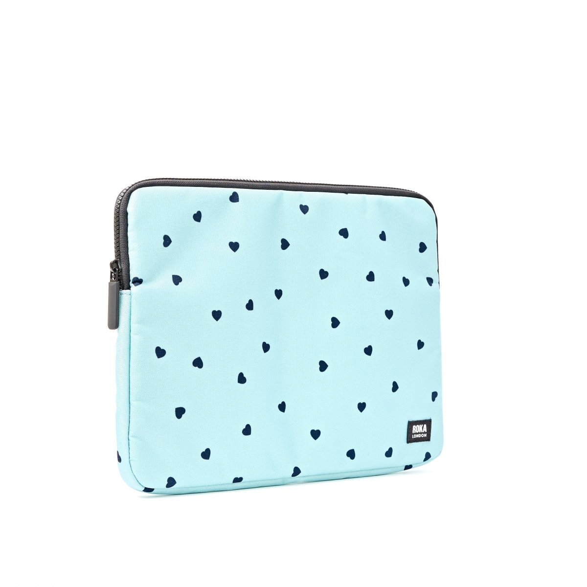 Brick Lane Laptop Sleeve in Heart Print - RUTHERFORD & Co
