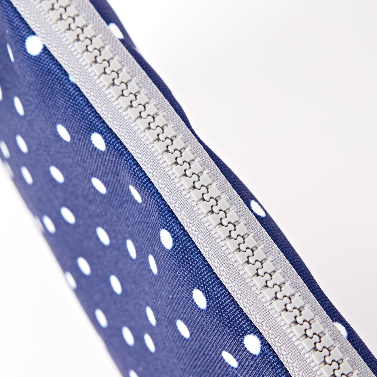 Brick Lane Laptop Sleeve in Navy Polka Dot - RUTHERFORD & Co