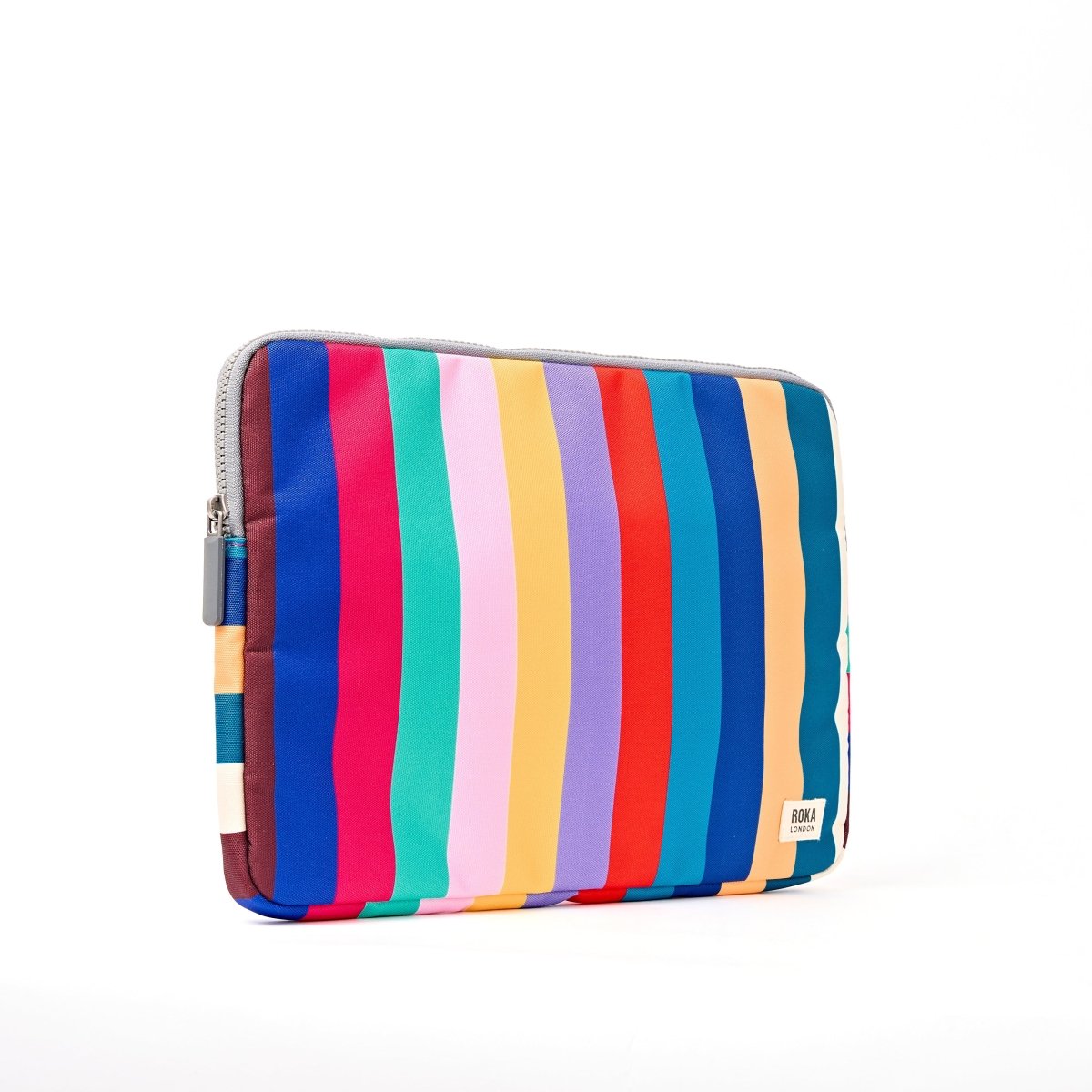 Brick Lane Laptop Sleeve in Wide Multi Stripe - RUTHERFORD & Co