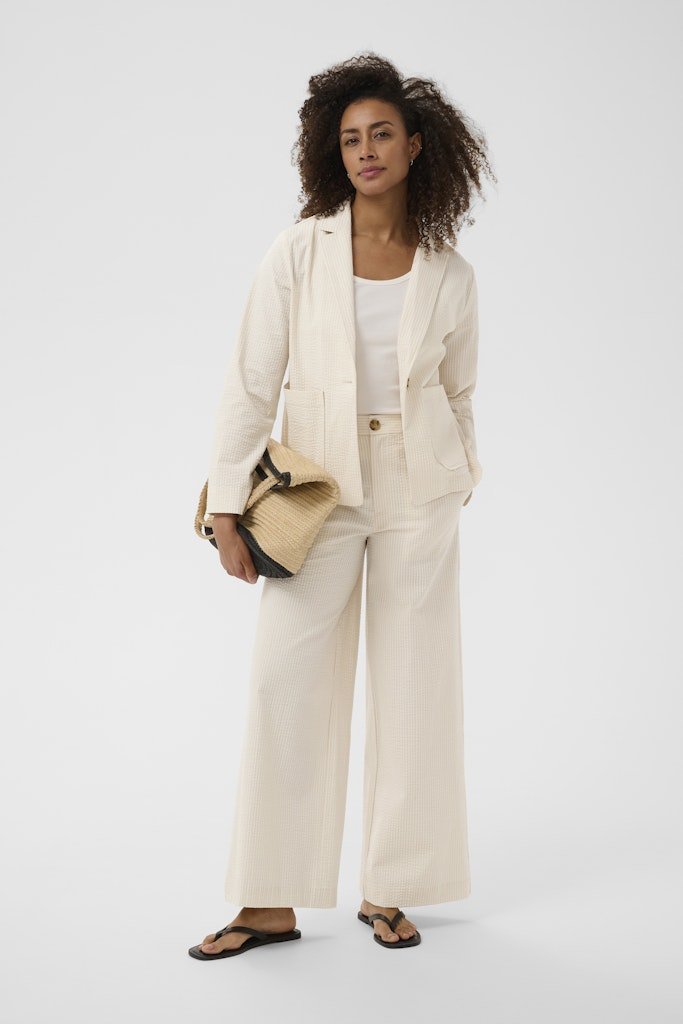BriddiPW Jacket Casual Jacket - Whisper White Stripe - RUTHERFORD & Co