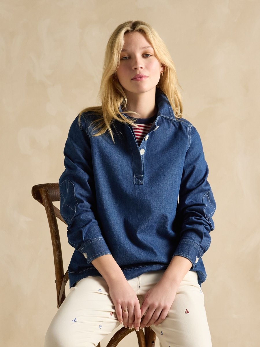 Brinley Denim Deck Shirt - RUTHERFORD & Co