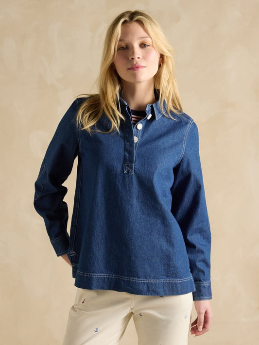 Brinley Denim Deck Shirt - RUTHERFORD & Co