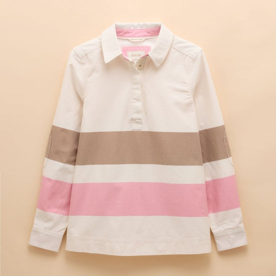 Brinley Tan/Pink Deck Shirt - RUTHERFORD & Co