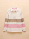 Brinley Tan/Pink Deck Shirt - RUTHERFORD & Co
