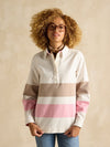 Brinley Tan/Pink Deck Shirt - RUTHERFORD & Co