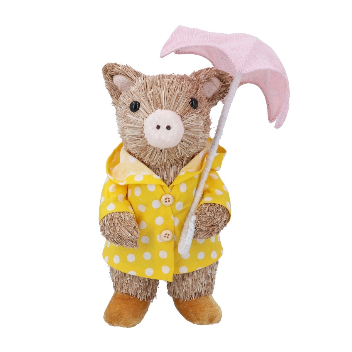 Bristle Pig 26cm - w Parasol - RUTHERFORD & Co