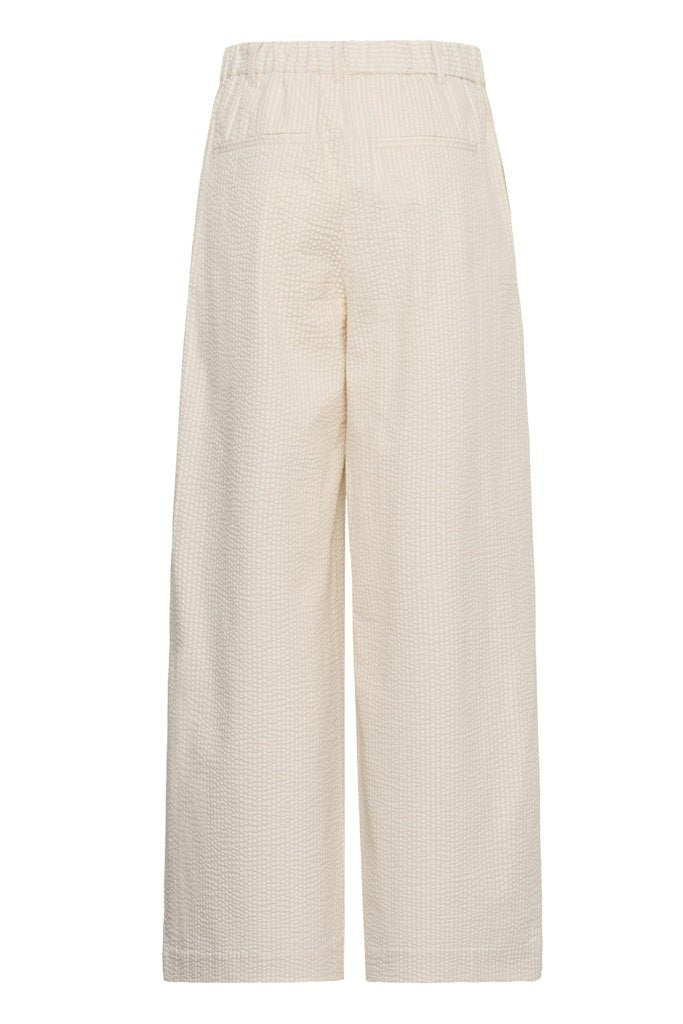 BritaPW Pants Trousers - Whisper White Stripe - RUTHERFORD & Co