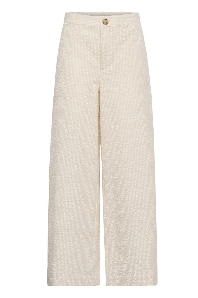 BritaPW Pants Trousers - Whisper White Stripe - RUTHERFORD & Co