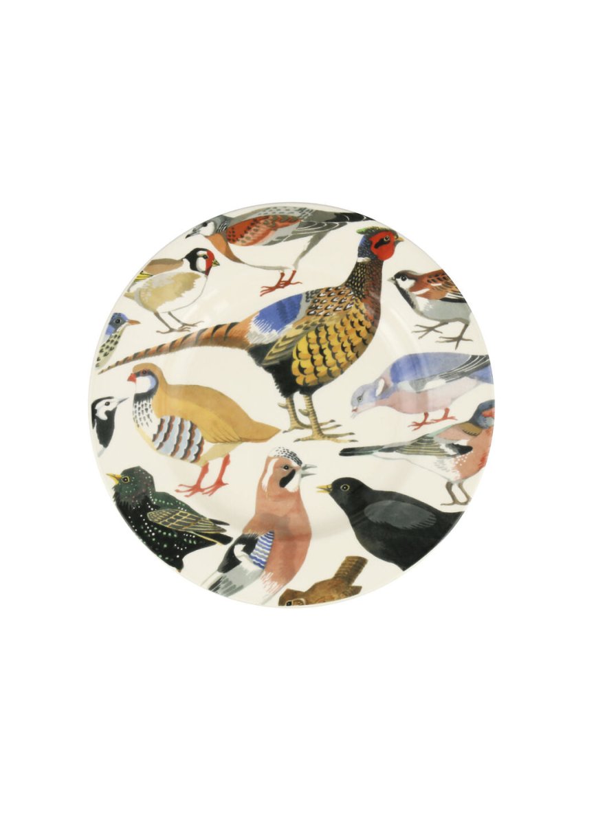 British Birds Medium Dinner Plate, 8.5 Inch - RUTHERFORD & Co