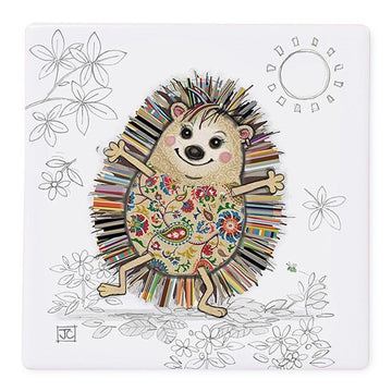 Bug Art Coaster Hattie Hedgehog - RUTHERFORD & Co