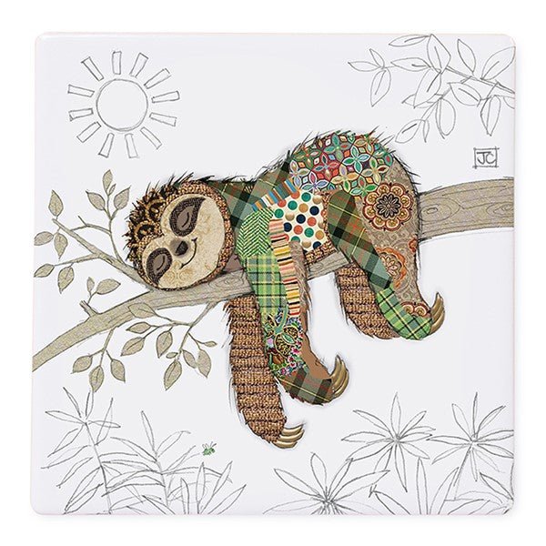 Bug Art Coaster Simon Sloth - RUTHERFORD & Co