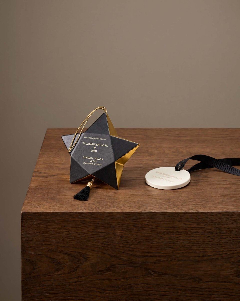 Bulgarian Rose & Oud Scented Ceramic Star - RUTHERFORD & Co
