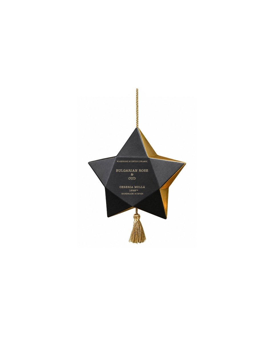 Bulgarian Rose & Oud Scented Ceramic Star - RUTHERFORD & Co