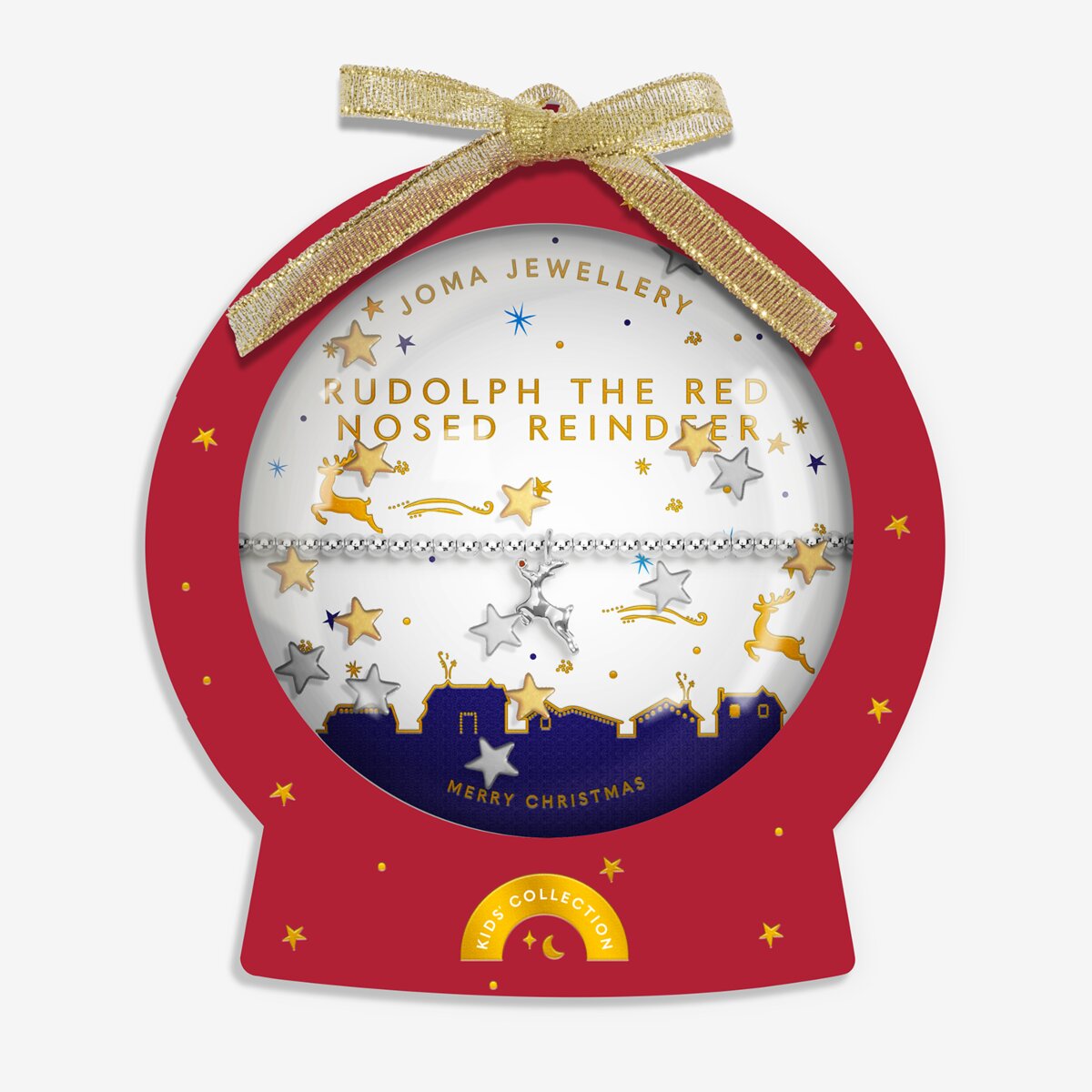 Kids' Snowglobe A Little 'Rudolph the Red-Nosed Reindeer' Bracelet