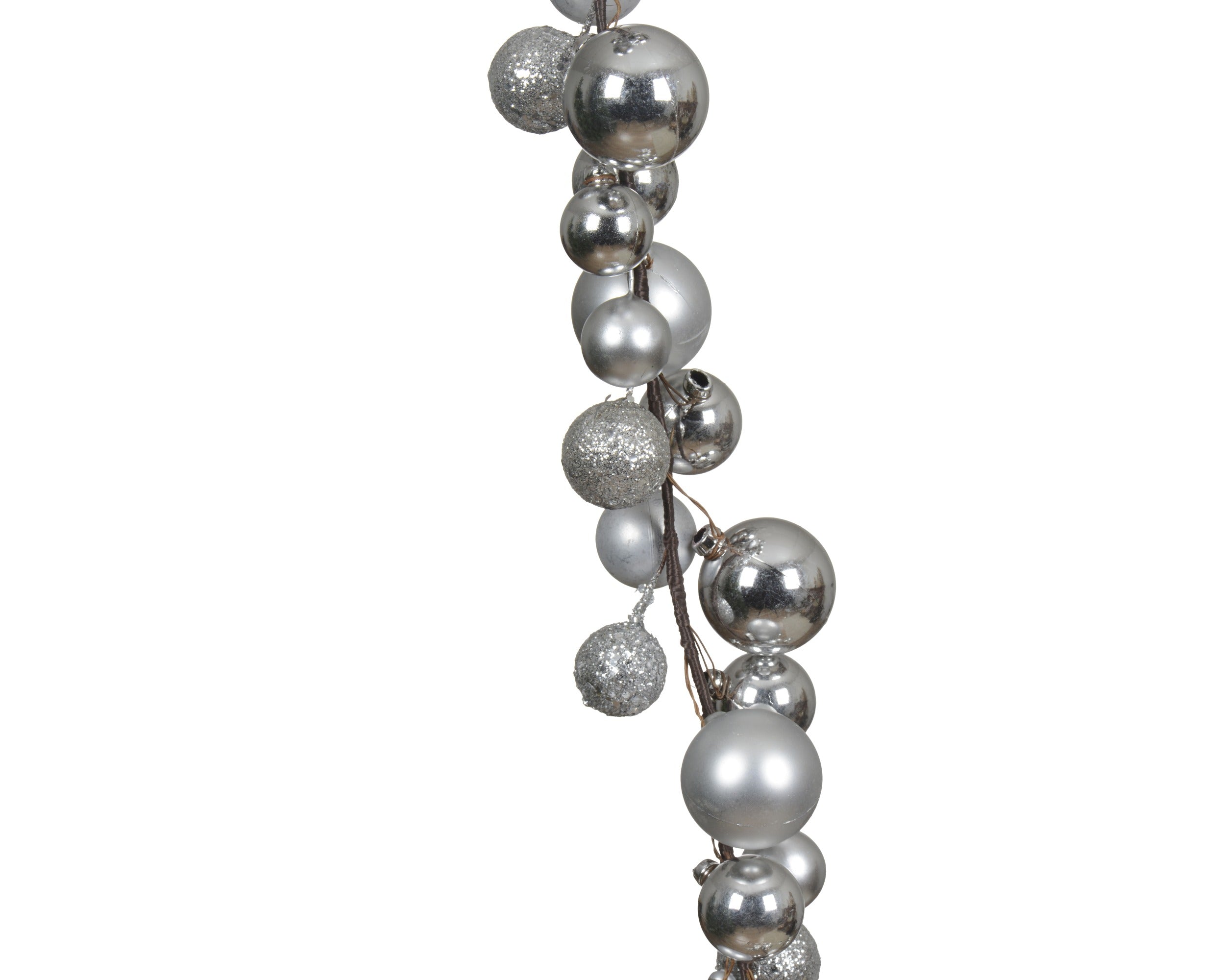 Decoris Shatterproof Garland - Silver