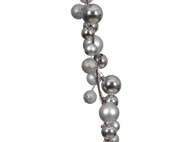 Decoris Shatterproof Garland - Silver