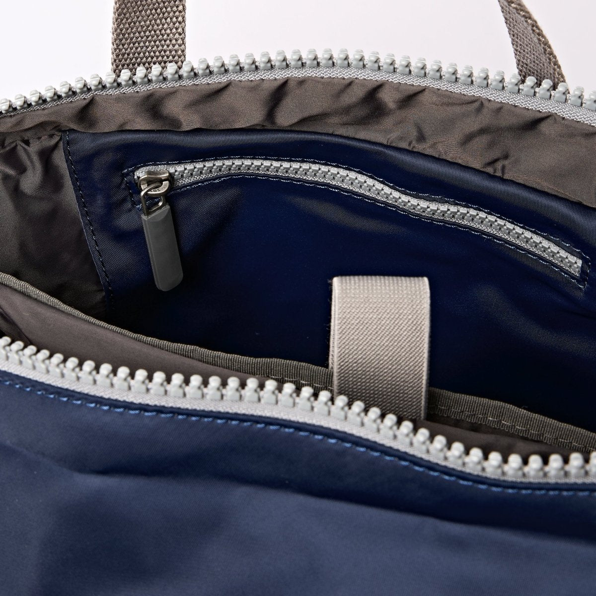 Camden J Backpack in Midnight Stripe - RUTHERFORD & Co