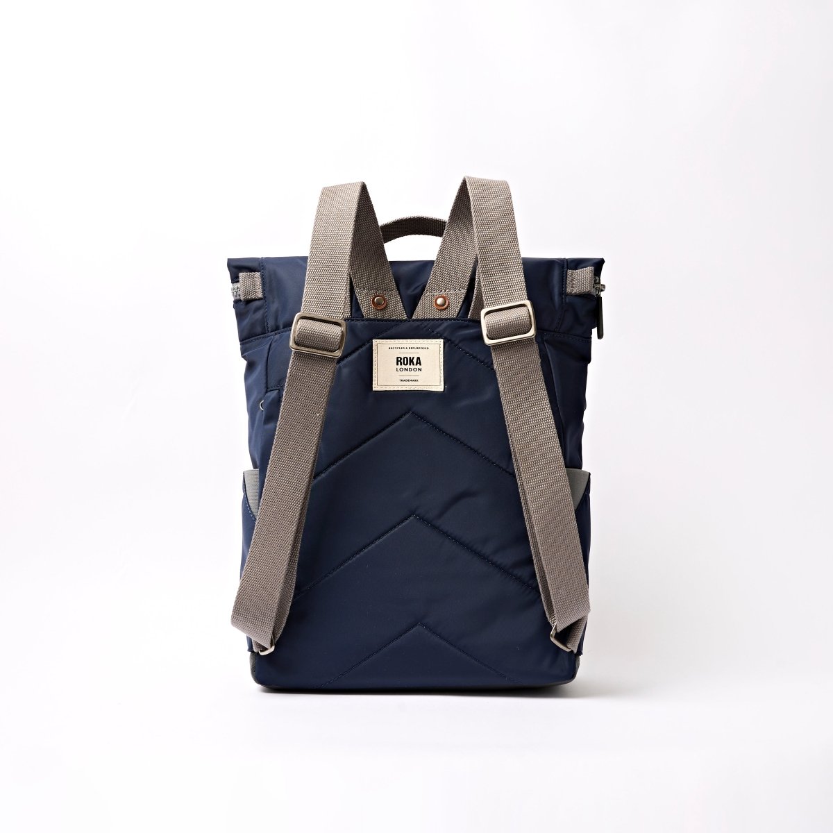 Camden J Backpack in Midnight Stripe - RUTHERFORD & Co