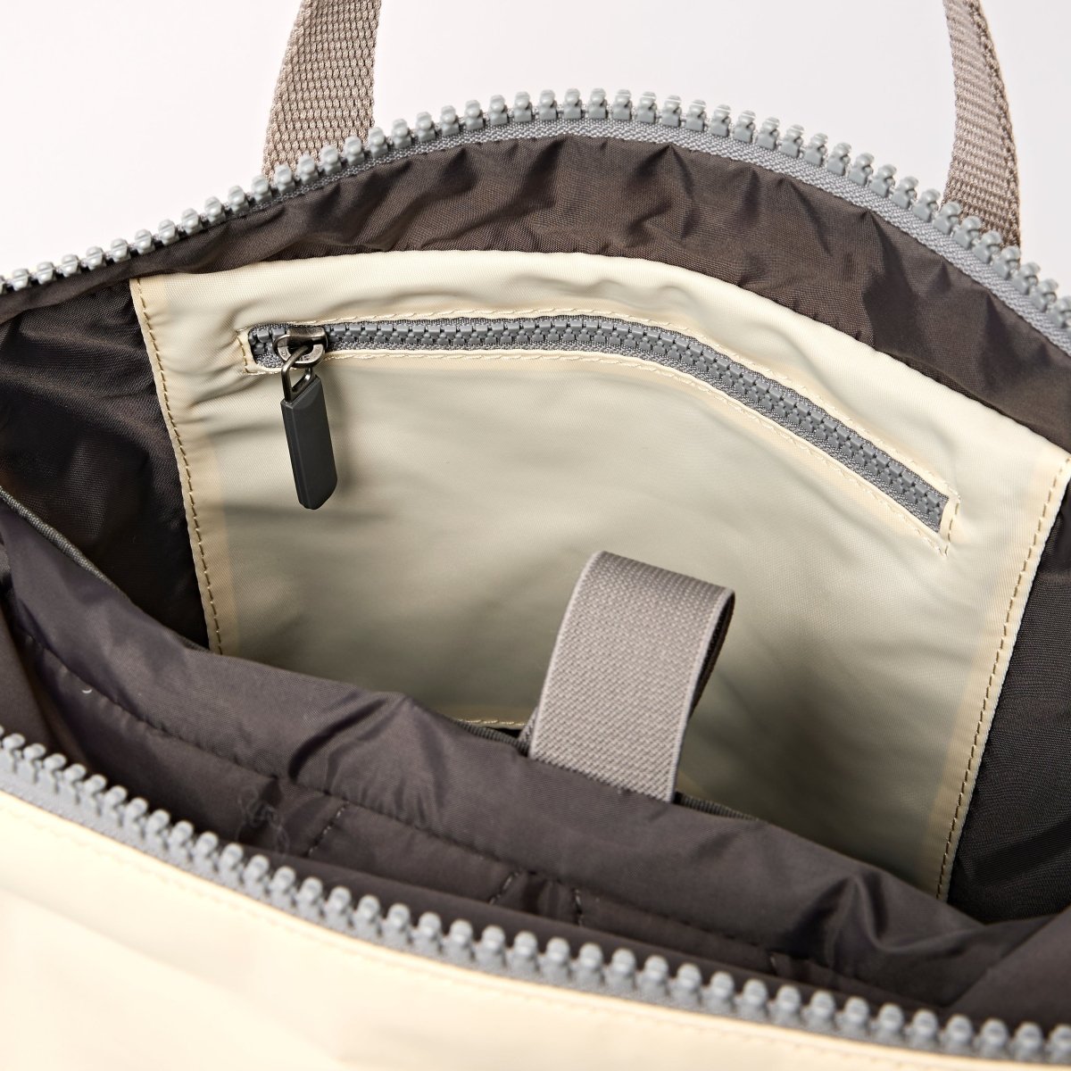 Camden J Backpack in Wax Paper Stripe - RUTHERFORD & Co
