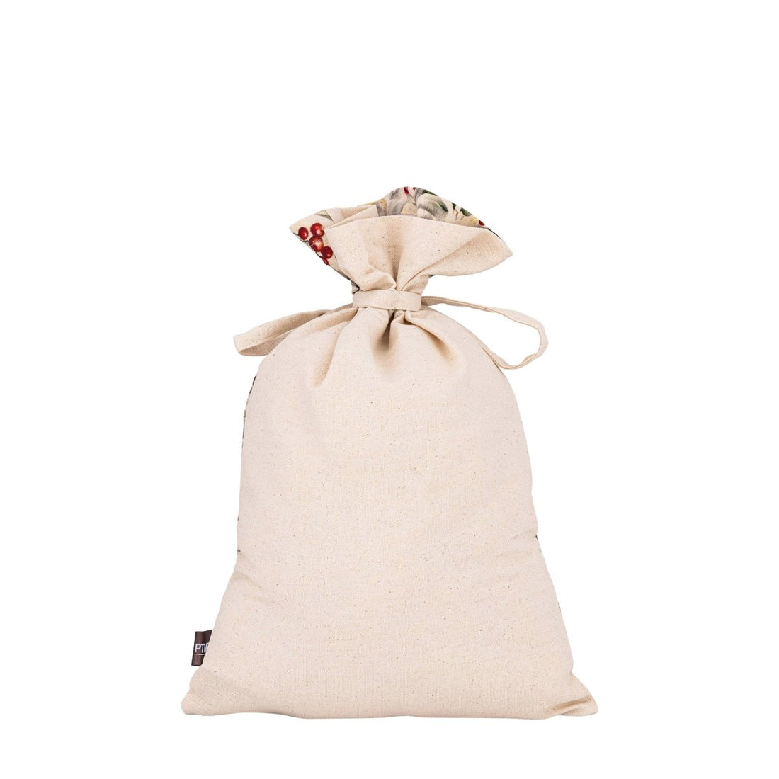 Camon Cream Leaf Print Cotton Bag – Medium - RUTHERFORD & Co