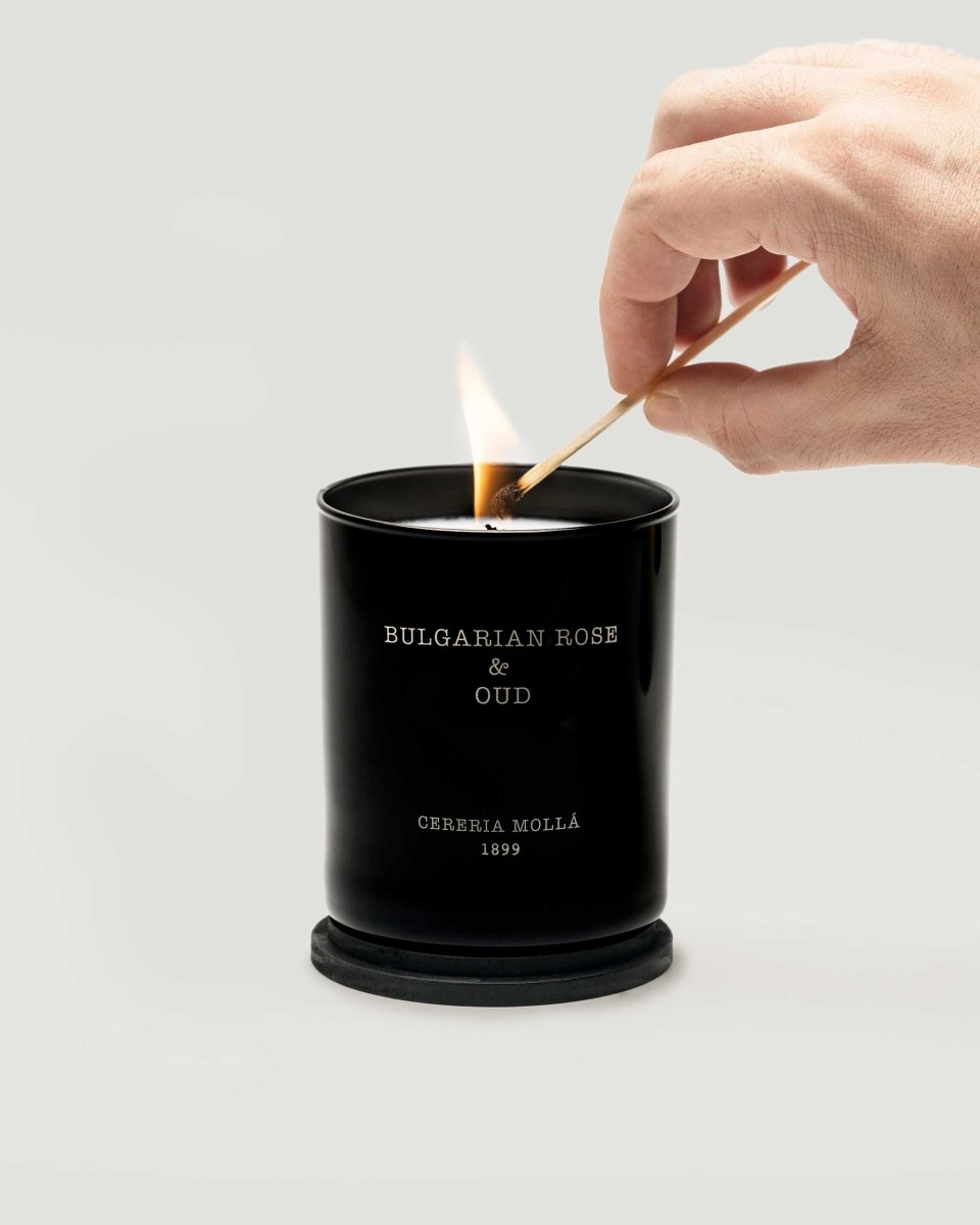 Candle Bulgarian Rose & Oud 230g - RUTHERFORD & Co