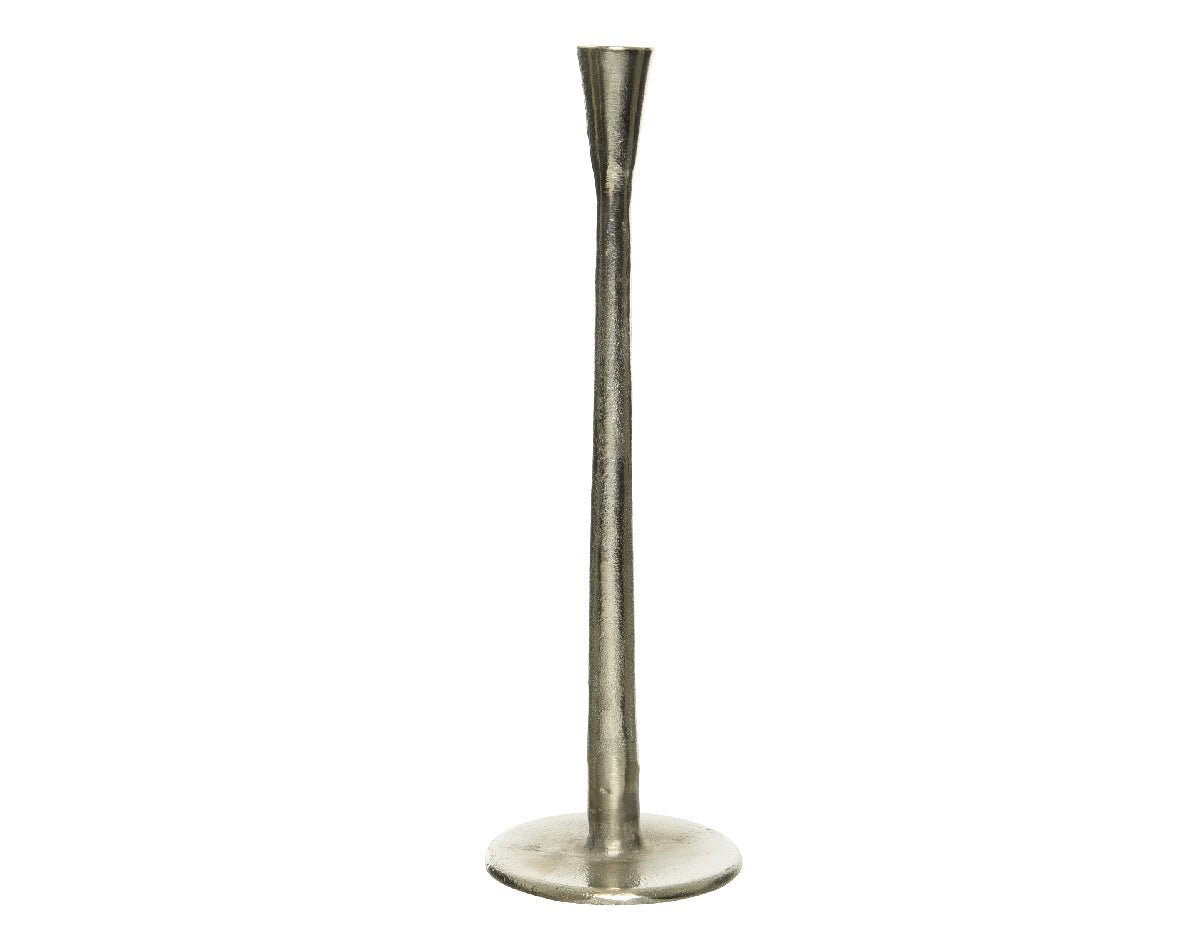 Candleholder Aluminium - Silver - RUTHERFORD & Co