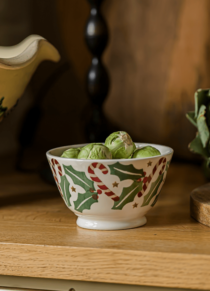 Candy Canes Small Old Bowl - RUTHERFORD & Co